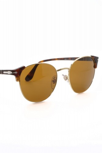 Persol - Occhiali da sole in metallo tondi unisex tartarugato - 3280S 24/33