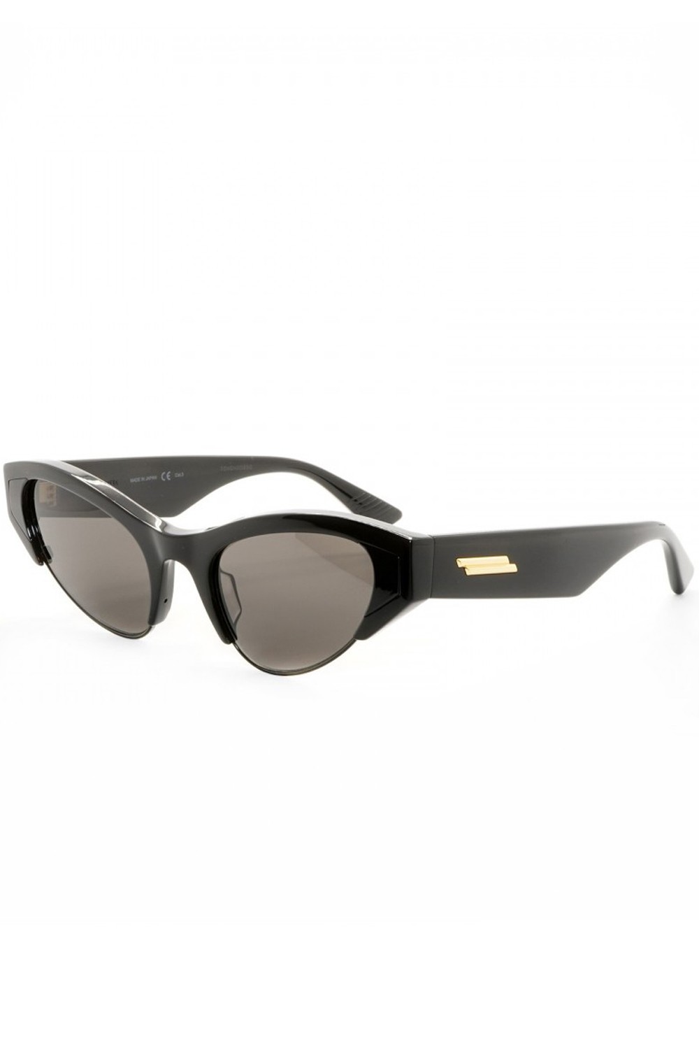 Bottega Veneta - Occhiali da sole in celluloide cat eye per donna nero -