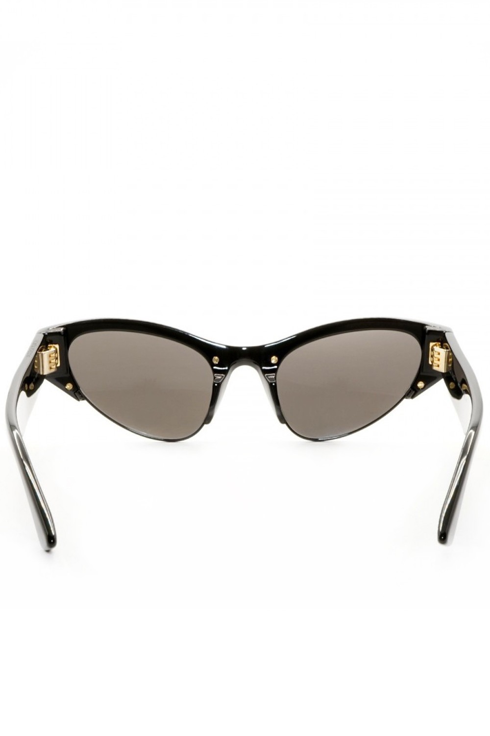 Bottega Veneta - Occhiali da sole in celluloide cat eye per donna nero -