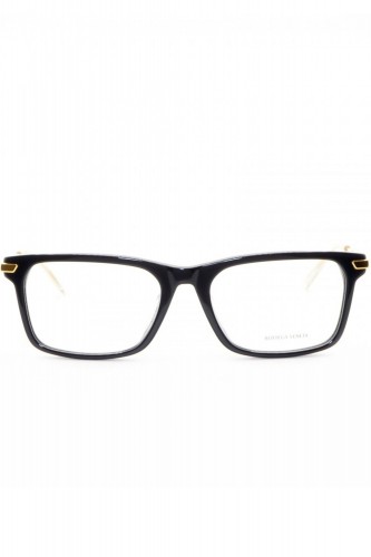 Bottega Veneta - Occhiali da vista in celluloide rettangolare per uomo blu - 2