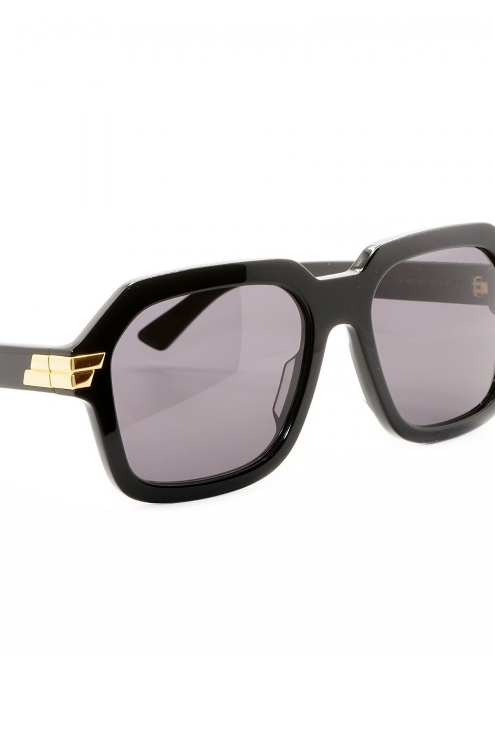 Bottega Veneta - Occhiali da sole in celluloide squadrati unisex nero - BV1123S