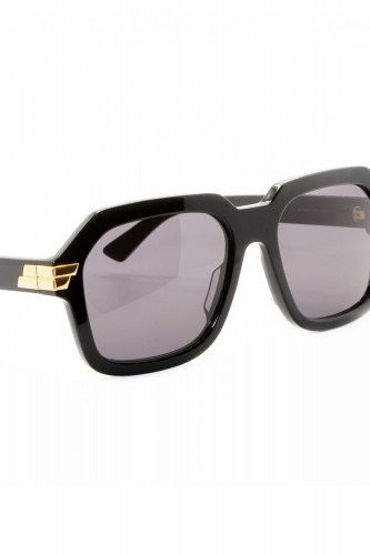 Bottega Veneta - Occhiali da sole in celluloide squadrati unisex nero - BV1123S