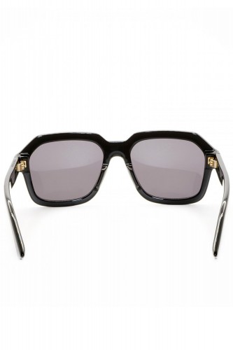 Bottega Veneta - Occhiali da sole in celluloide squadrati unisex nero - BV1123S