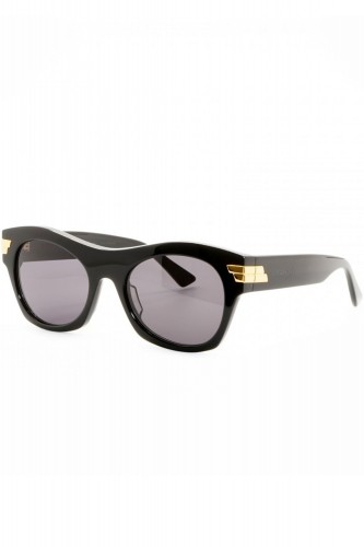 Bottega Veneta - Occhiali da sole in celluloide cat eye per donna nero -