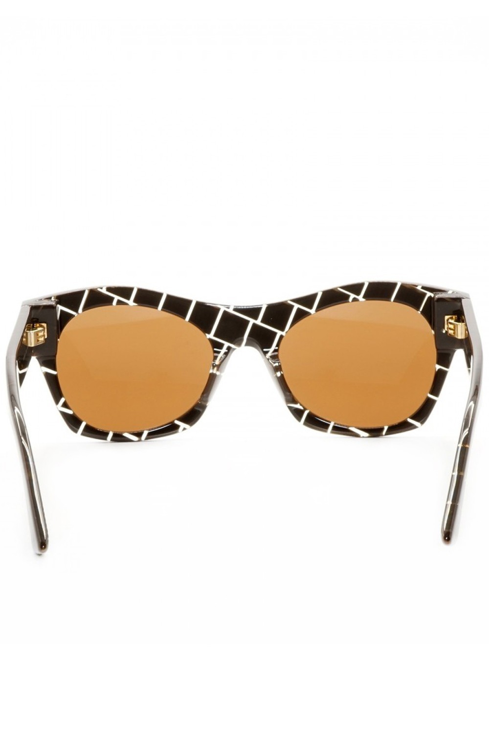 Bottega Veneta - Occhiali da sole in celluloide cat eye per donna marrone -