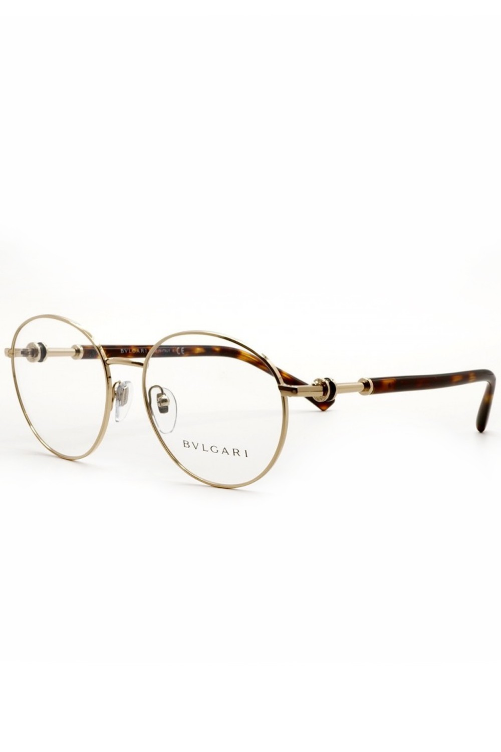 Bulgari - Occhiali da vista in metallo tondi per donna oro - 2207 278