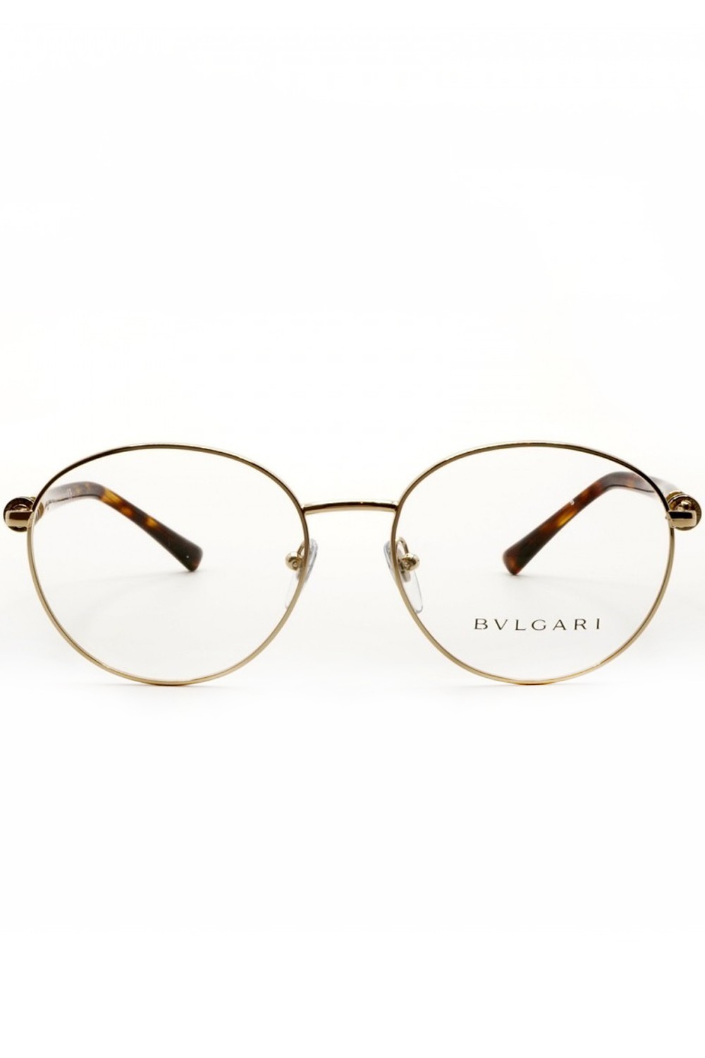 Bulgari - Occhiali da vista in metallo tondi per donna oro - 2207 278