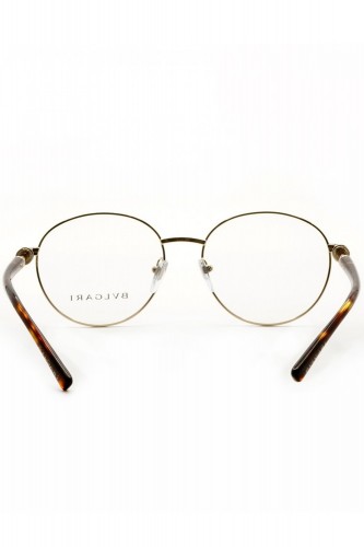 Bulgari - Occhiali da vista in metallo tondi per donna oro - 2207 278