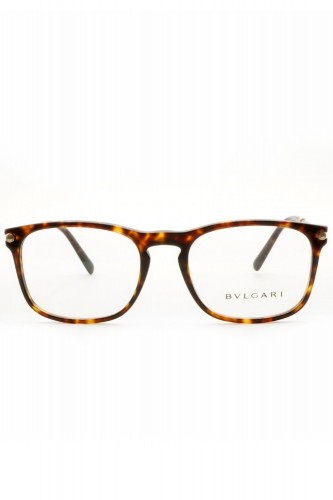 Bulgari - Occhiali da vista in celluloide rettangolari per uomo tartarugato - 2