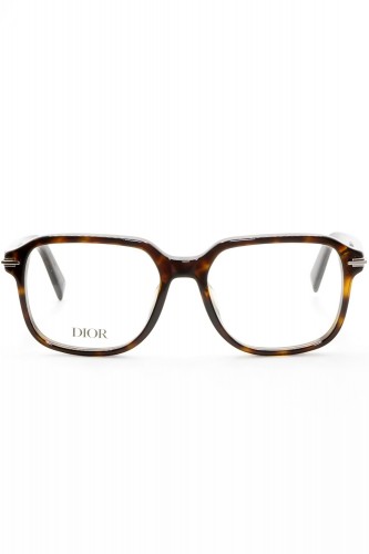 Christian Dior - Occhiali da vista in celluloide sqaudarti unisex tartarugato - 2