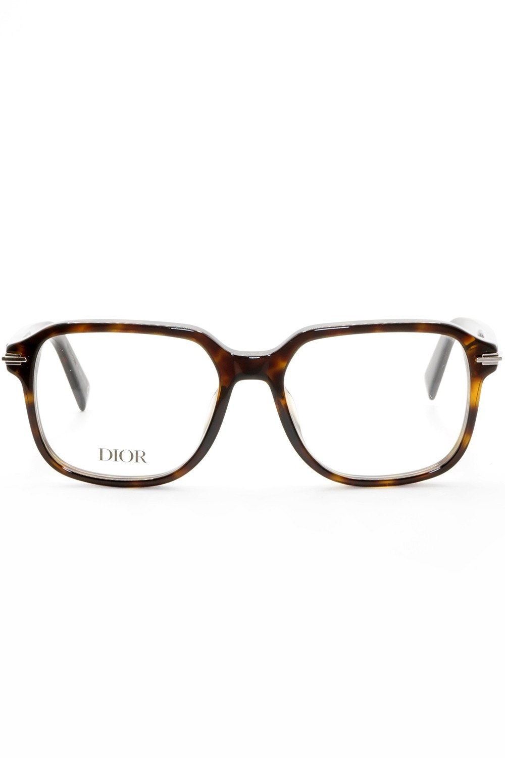 Christian Dior - Occhiali da vista in celluloide sqaudarti unisex tartarugato -