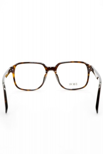 Christian Dior - Occhiali da vista in celluloide sqaudarti unisex tartarugato -