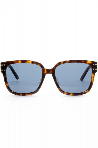 Christian Dior - Occhiali da sole in celluloide squadrati per donna tartarugato 2