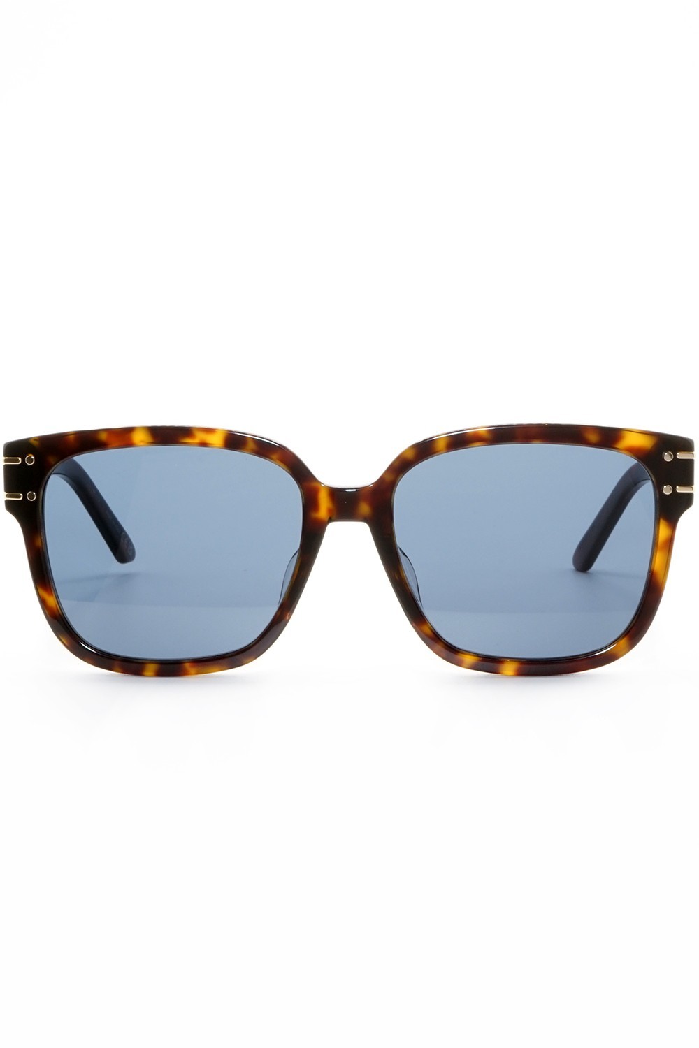 Christian Dior - Occhiali da sole in celluloide squadrati per donna tartarugato