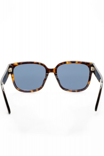 Christian Dior - Occhiali da sole in celluloide squadrati per donna tartarugato