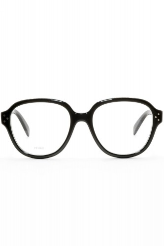 Celine - Occhiali da vista in celluloide tondi per donna nero - CL50107I 001