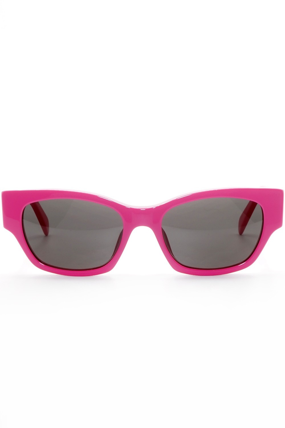 Celine - Occhiali da sole in celluloide rettangolari per donna fucsia -