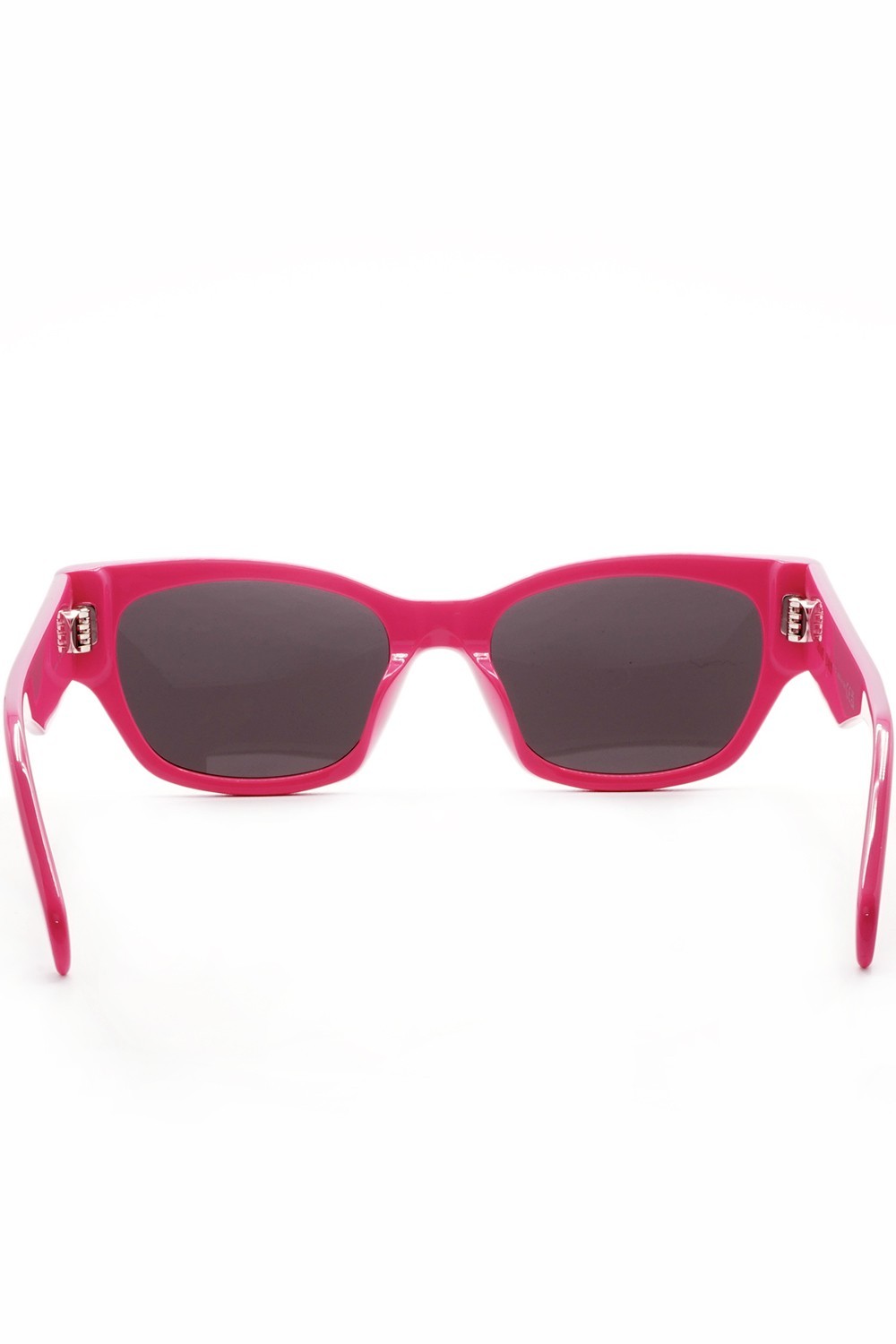 Celine - Occhiali da sole in celluloide rettangolari per donna fucsia -