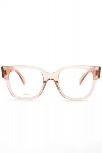 Celine - Occhiali da vista in celluloide squadrati per donna rosa - CL50066I 074 2
