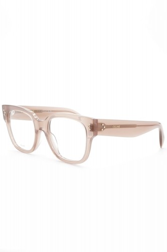 Celine - Occhiali da vista in celluloide squadrati per donna fango - CL50066I