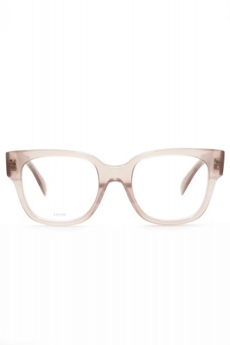 Celine - Occhiali da vista in celluloide squadrati per donna fango - CL50066I