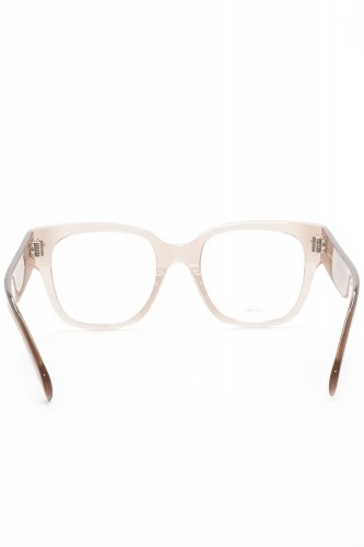 Celine - Occhiali da vista in celluloide squadrati per donna fango - CL50066I