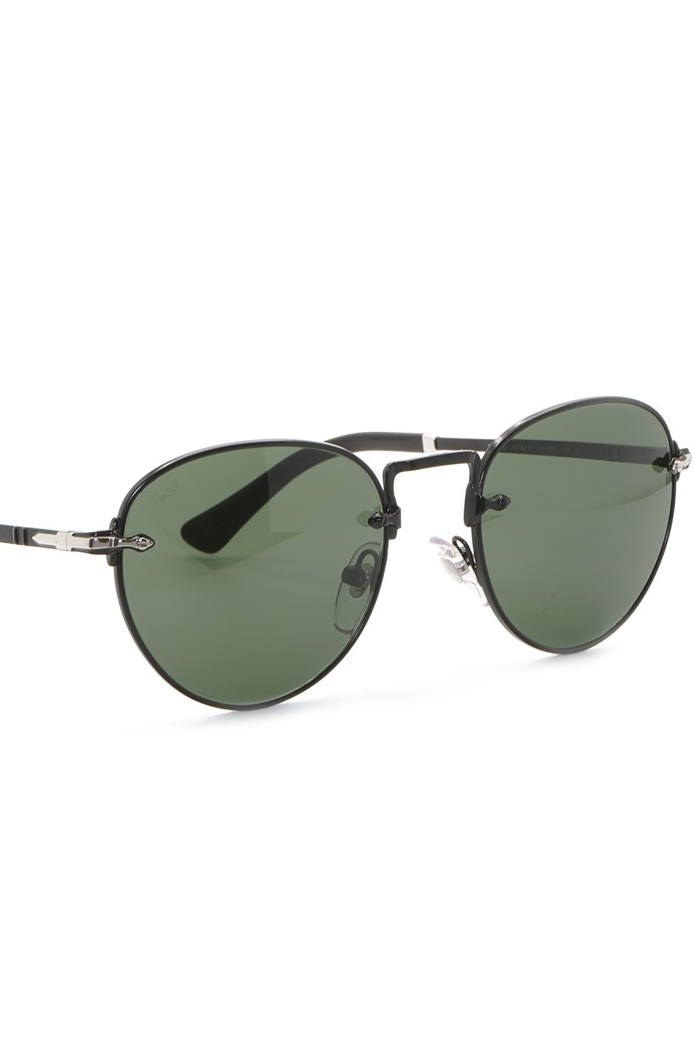 Persol - Occhiali da sole in metallo tondi unisex nero - 2491S 1078/31