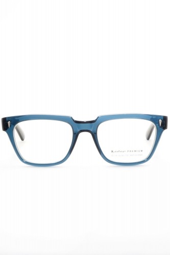 Kador - Occhiali da vista in celluloide squadrati unisex blu - PREMIUM13 2548