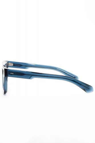 Kador - Occhiali da vista in celluloide rettangolari unisex blu - PREMIUM7 2548