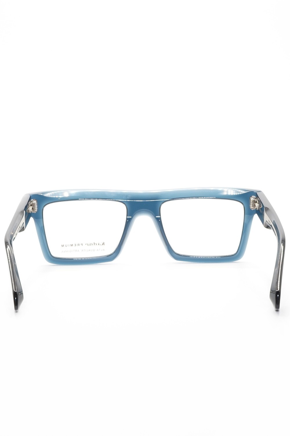Kador - Occhiali da vista in celluloide rettangolari unisex blu - PREMIUM7 2548