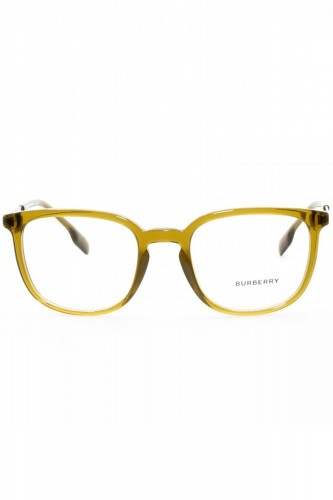 Burberry - Occhiali da vista in celluloide squadrati unisex verde - 2307 3356