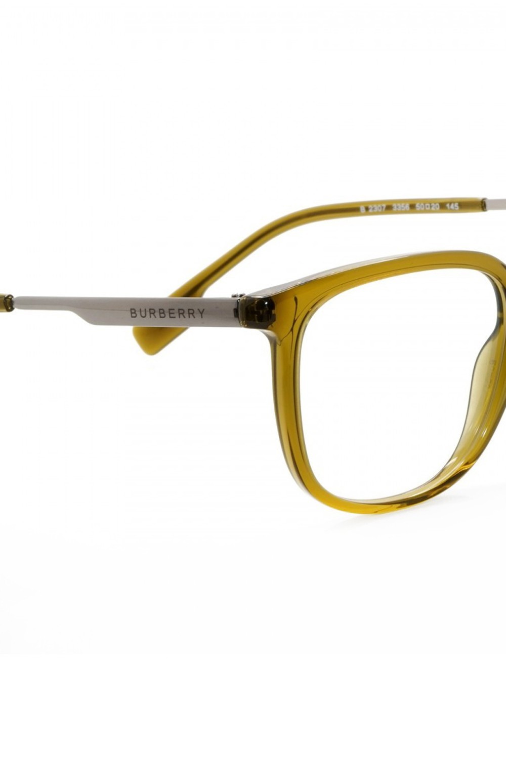 Burberry - Occhiali da vista in celluloide squadrati unisex verde - 2307 3356