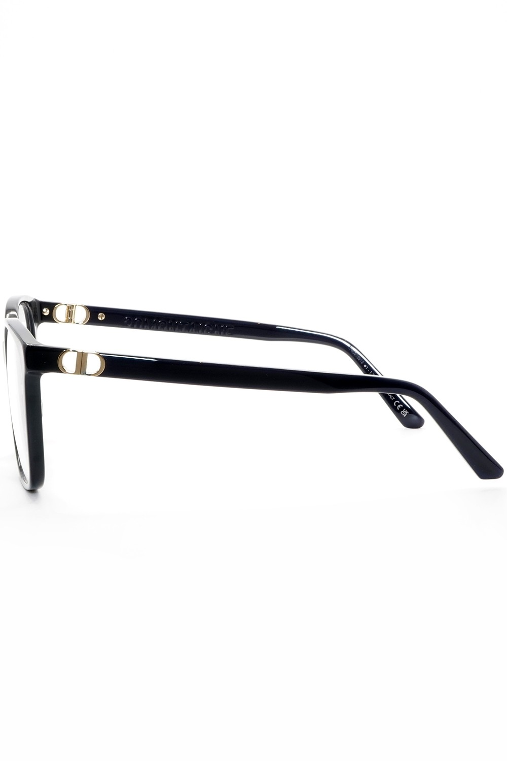 Christian Dior - Occhiali da vista in celluloide squadrati per donna blu - S2I