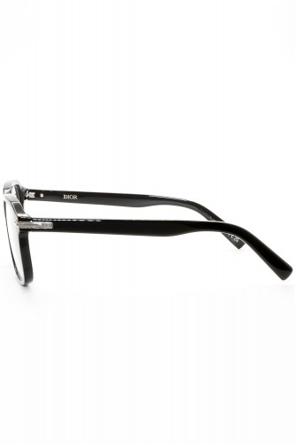 Christian Dior - Occhiali da vista in celluloide squadrati unisex nero - S51