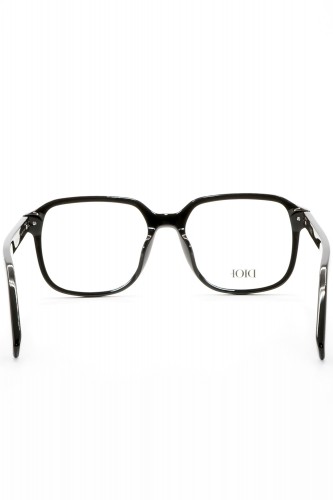 Christian Dior - Occhiali da vista in celluloide squadrati unisex nero - S51