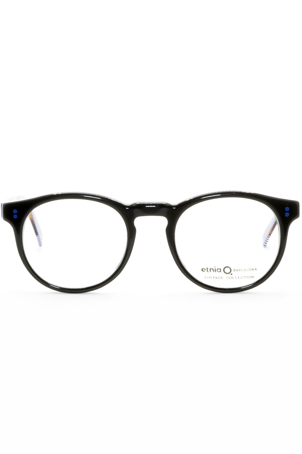 Etnia Barcelona - Occhiali da vista in celluloide tondi unisex nero -