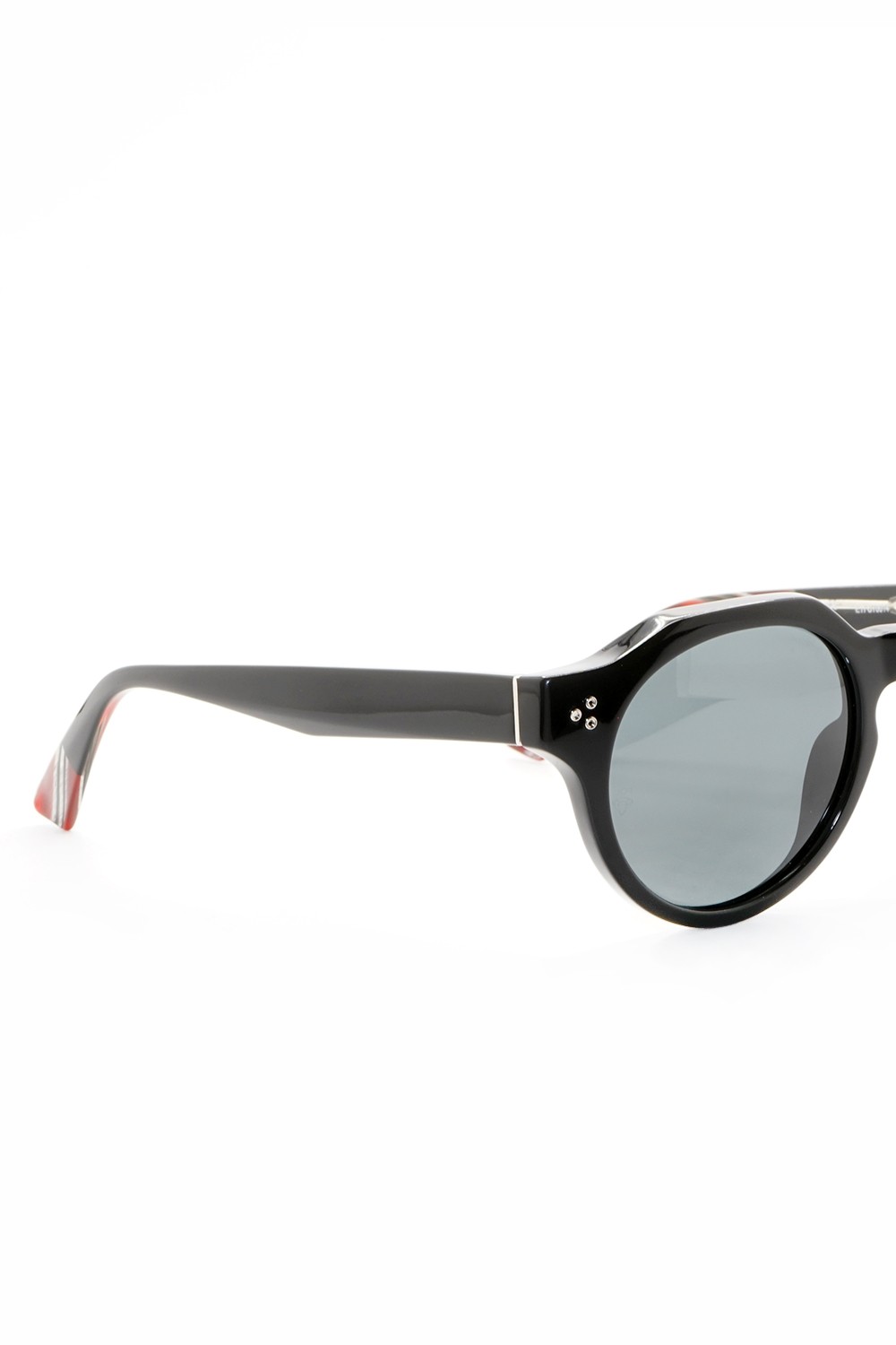 Etnia Barcelona - Occhiali da sole in celluloide tondi unisex nero - TOSSA SUN