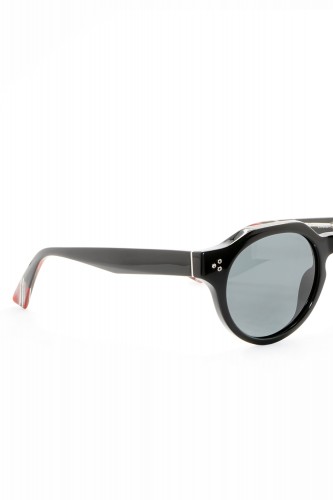 Etnia Barcelona - Occhiali da sole in celluloide tondi unisex nero - TOSSA SUN