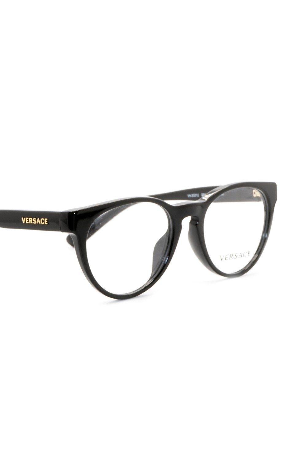 Versace - Occhiali da vista in celluloide tondi per bambina nero - VK3321U GB1