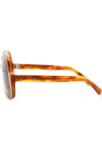 Celine - Occhiali da sole in celluloide a farfalla per donna tartarugato -