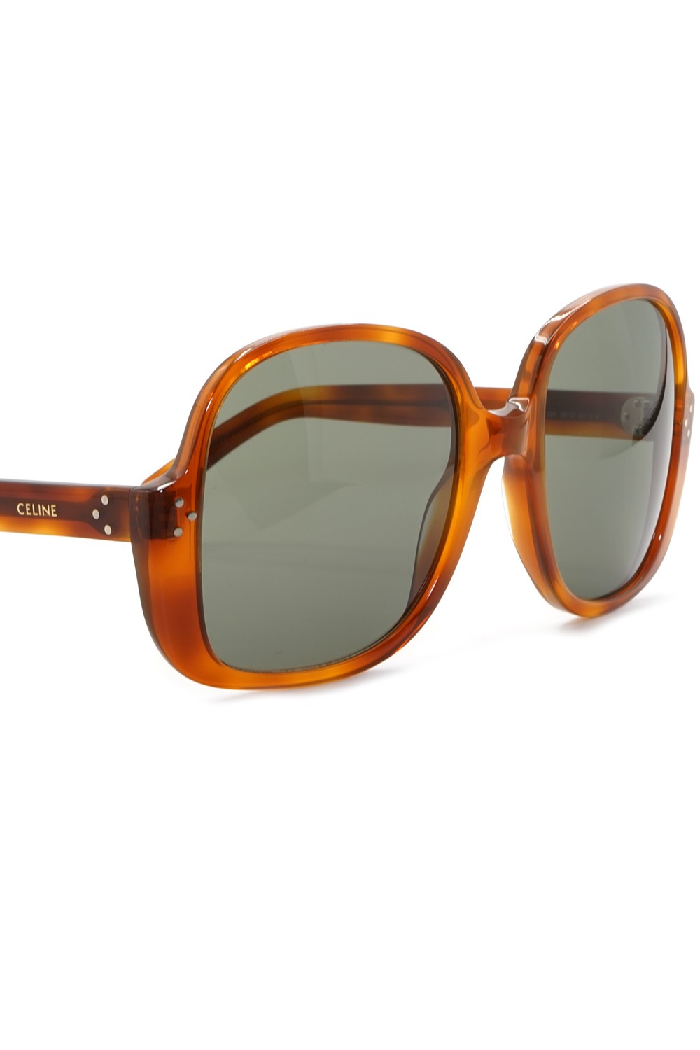 Celine - Occhiali da sole in celluloide a farfalla per donna tartarugato -