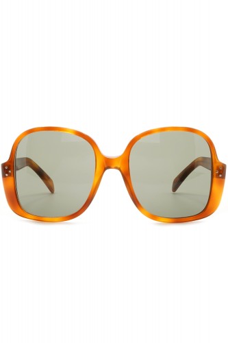 Celine - Occhiali da sole in celluloide a farfalla per donna tartarugato - 2