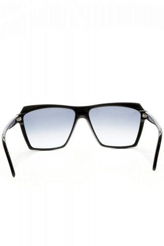 Fendi Vintage - Occhiali da sole vintage in celluloide squadrati unisex blu -