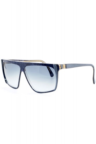 Fendi Vintage - Occhiali da sole vintage in celluloide squadrati unisex blu -