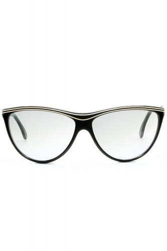 Fendi Vintage - Occhiali da sole vintage in celluloide cat eye per donna nero - 2