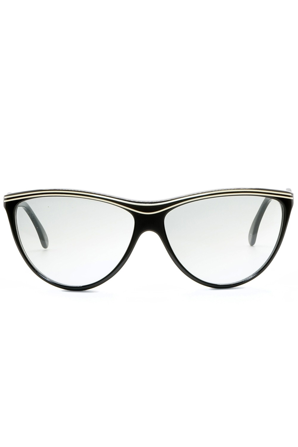 Fendi Vintage - Occhiali da sole vintage in celluloide cat eye per donna nero -