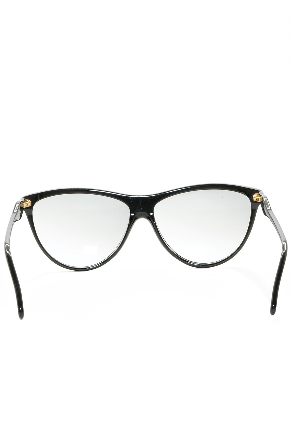 Fendi Vintage - Occhiali da sole vintage in celluloide cat eye per donna nero -