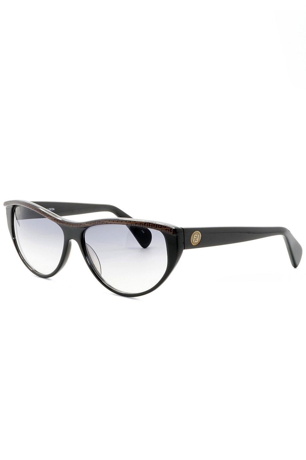 Fendi Vintage - Occhiali da sole vintage in celluloide cat eye per donna nero -