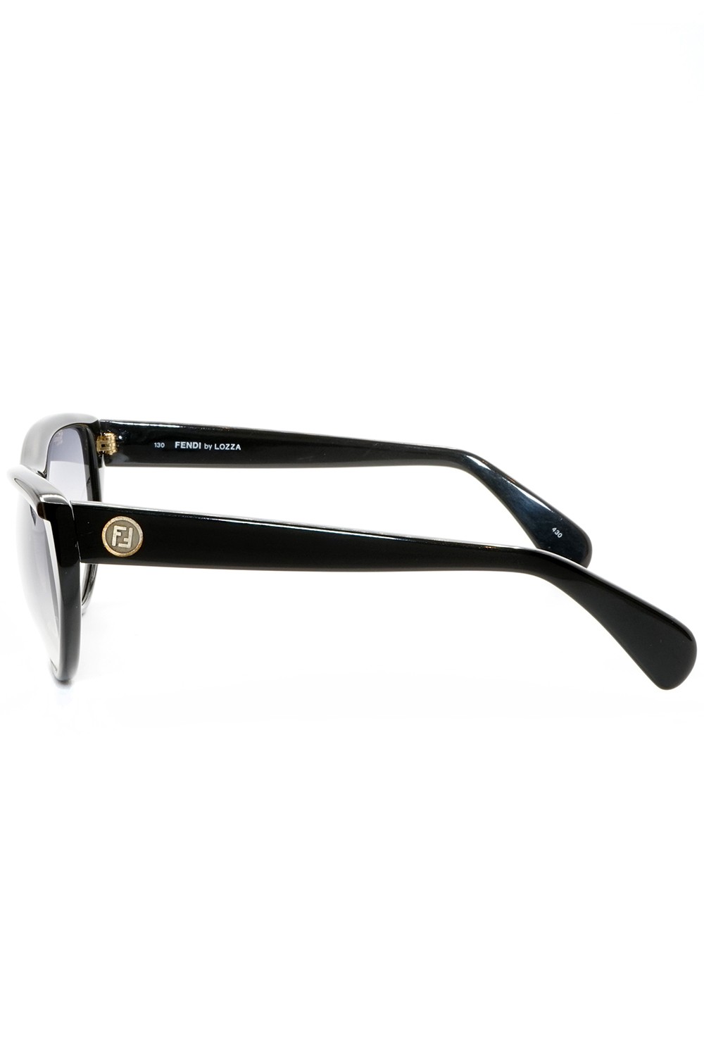 Fendi Vintage - Occhiali da sole vintage in celluloide cat eye per donna nero -