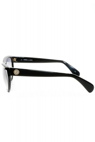 Fendi Vintage - Occhiali da sole vintage in celluloide cat eye per donna nero -